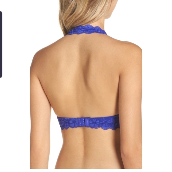 2 Free People Galloon Lace Halter Bra - Picture 3 of 8